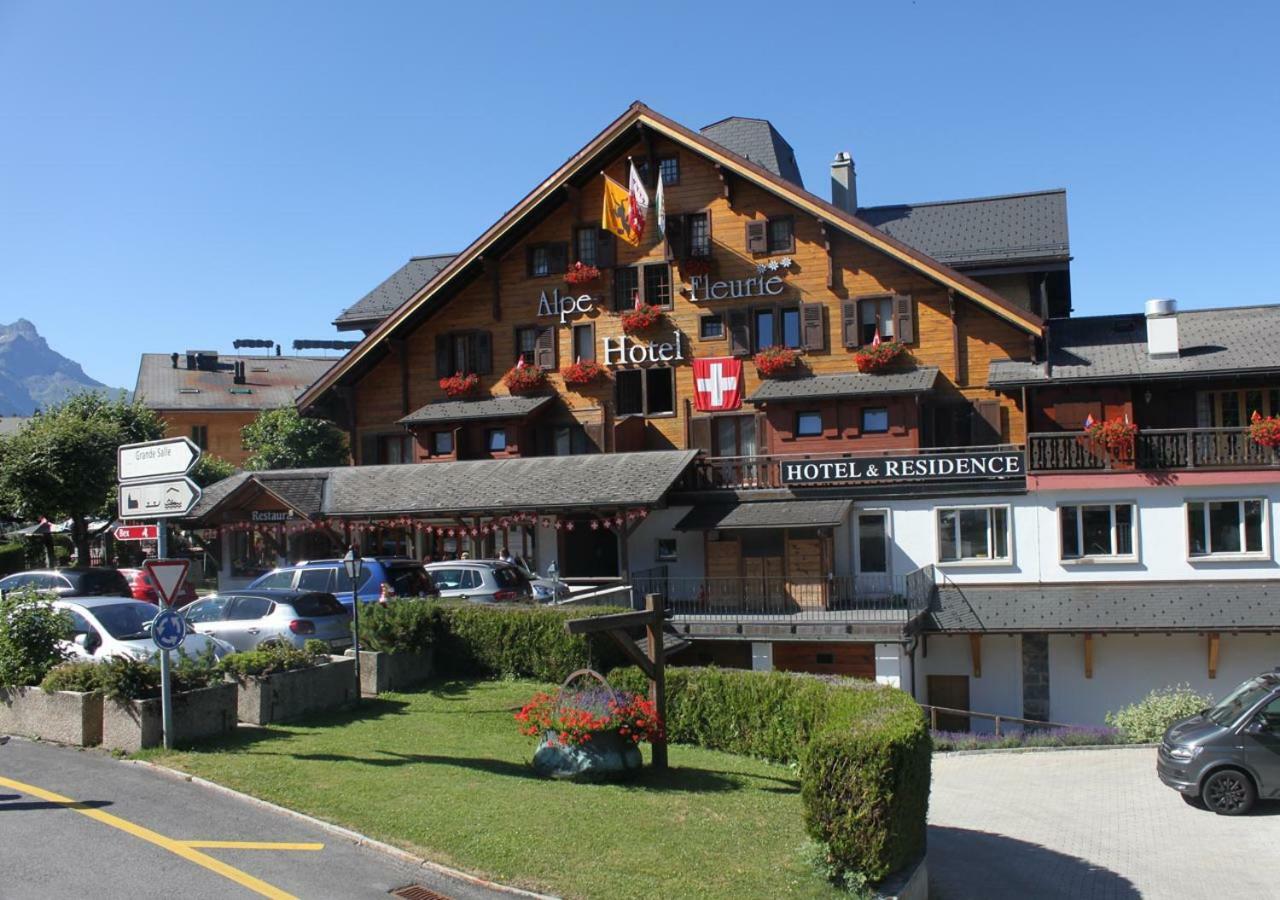 Alpe Fleurie Hotel & Restaurant Вилар сюр Олон Екстериор снимка